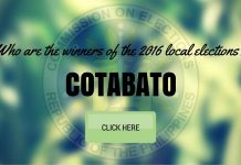 WINNERS: Cotabato Local Elections 2016 Results