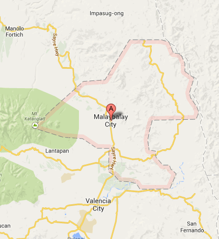 Map of Malaybalay City | Malaybalay City Barangay Elections 2013