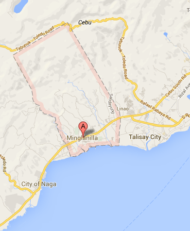 Map of Minglanilla Cebu | Minglanilla Barangay Elections 2013