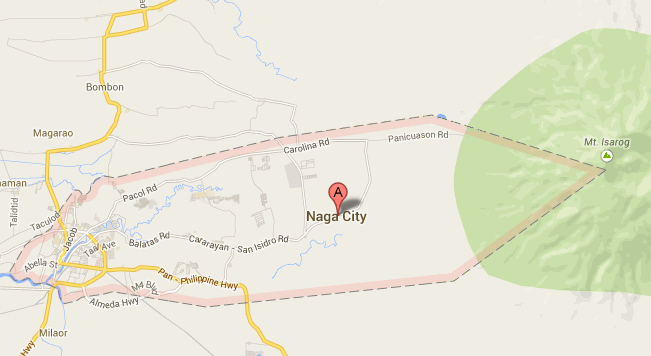 Map of Naga City | Naga Barangay Elections 2013