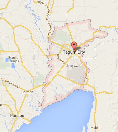 Map of Tagum City | Tagum Barangay Elections 2013