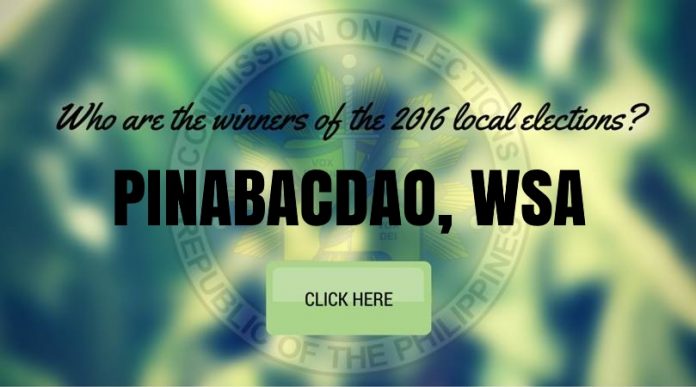 WINNERS: Pinabacdao, Samar Local Elections 2016 Results